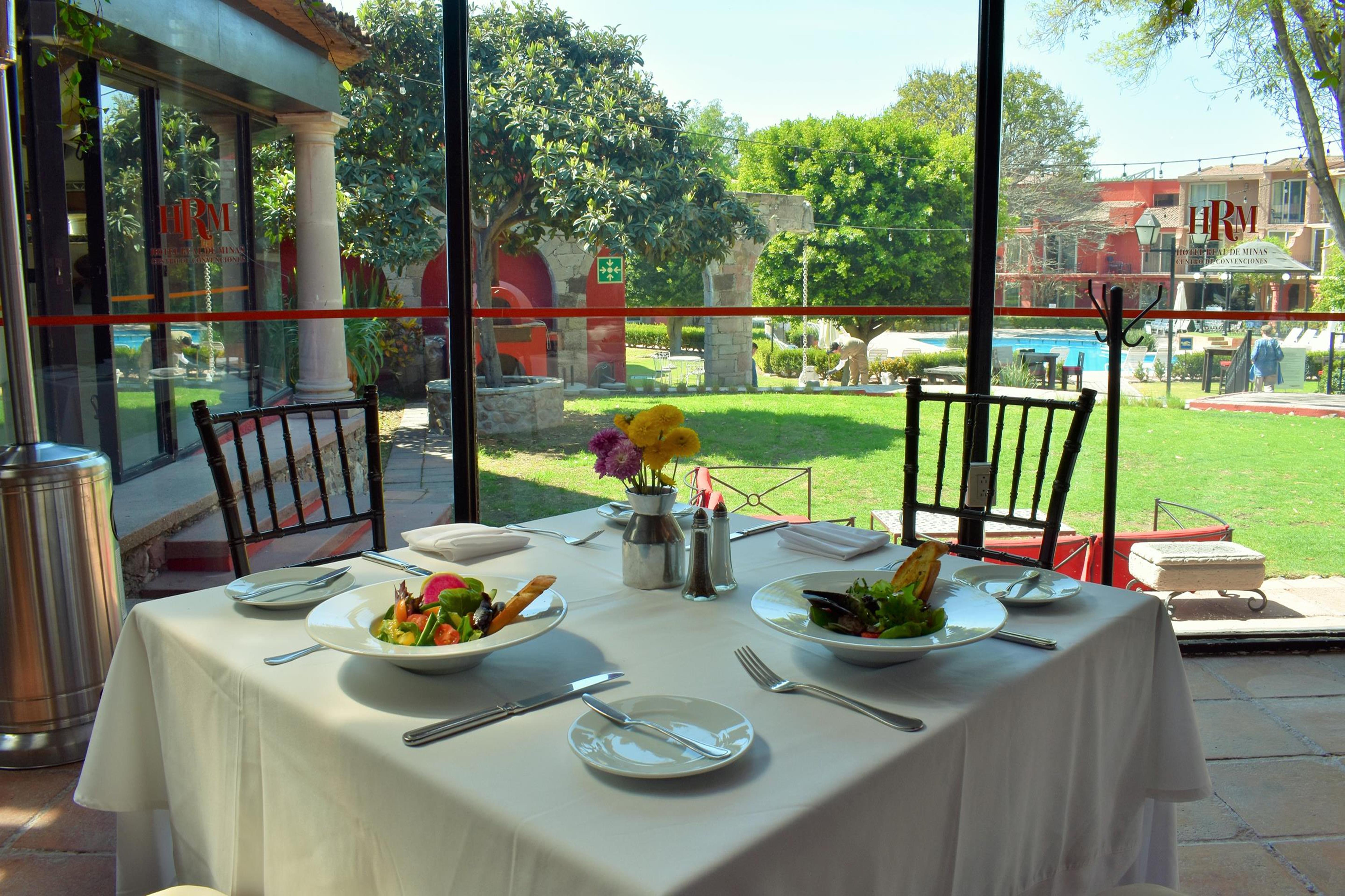 Real De Minas Альенде Экстерьер фото Restaurant