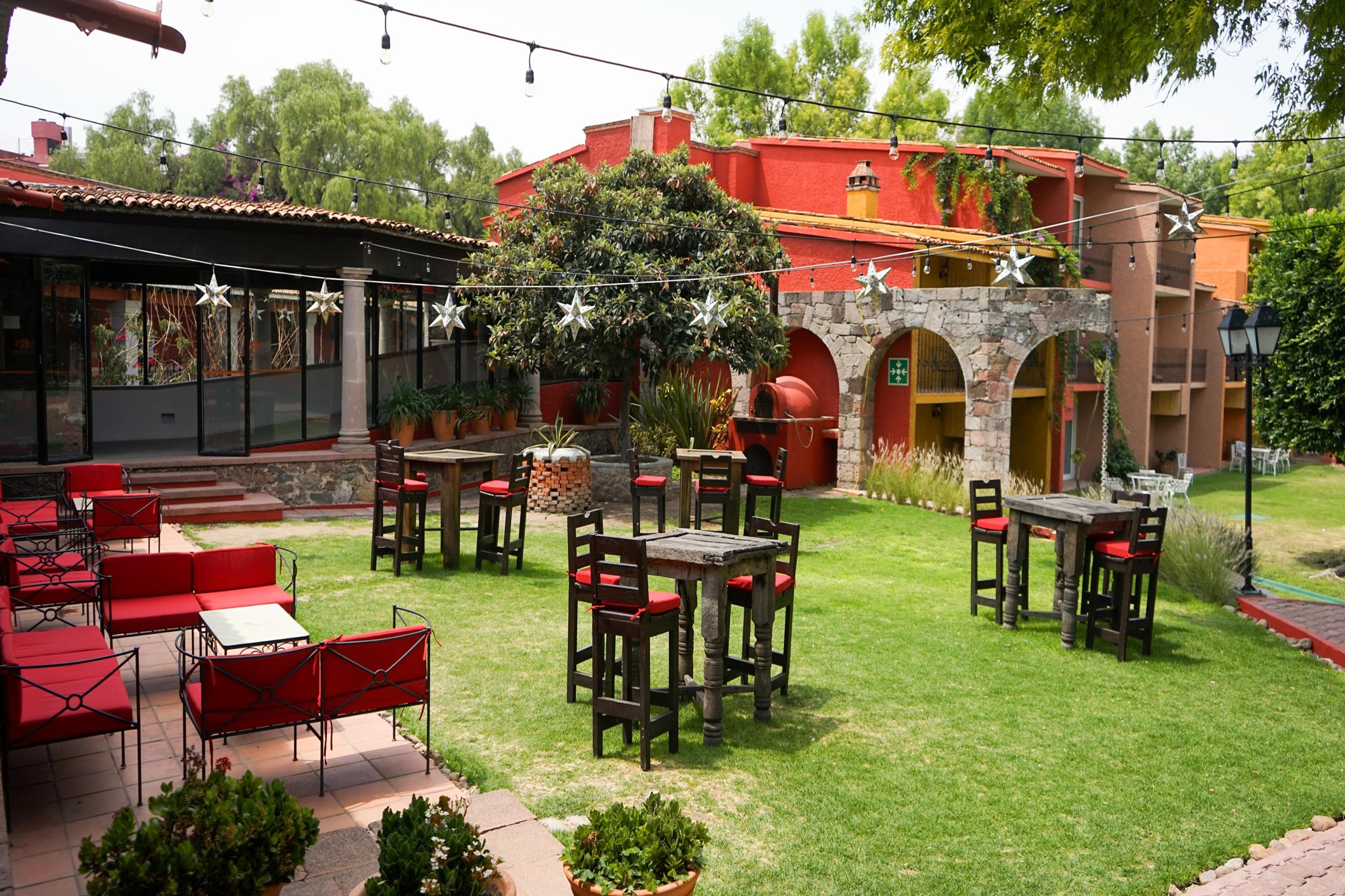 Real De Minas Альенде Экстерьер фото Restaurant Hacienda de los Reyes